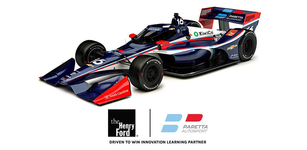 PARETTA AUTOSPORT ANNOUNCES PARTNERSHIP WITH THE HENRY FORD AS DRIVEN TO WIN INNOVATION LEARNING PARTNER