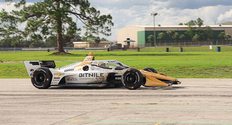 LINUS LUNDQVIST COMPLETES NEW INDYCAR TEST