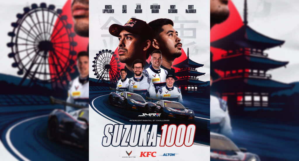 JMR ANNOUNCES FULL DRIVER LINE-UP FOR SUZUKA 1000, FEATURING SCOTT McLAUGHLIN