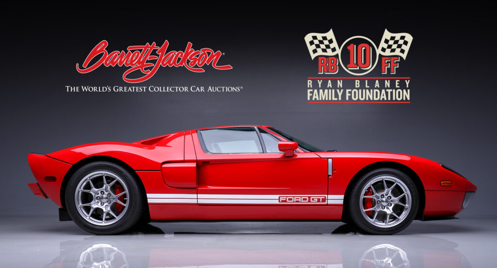 BARRETT-JACKSON TO SELL 2005 FORD GT DURING 2026 SCOTTSDALE AUCTION TO BENEFIT THE RYAN BLANEY FAMILY FOUNDATION